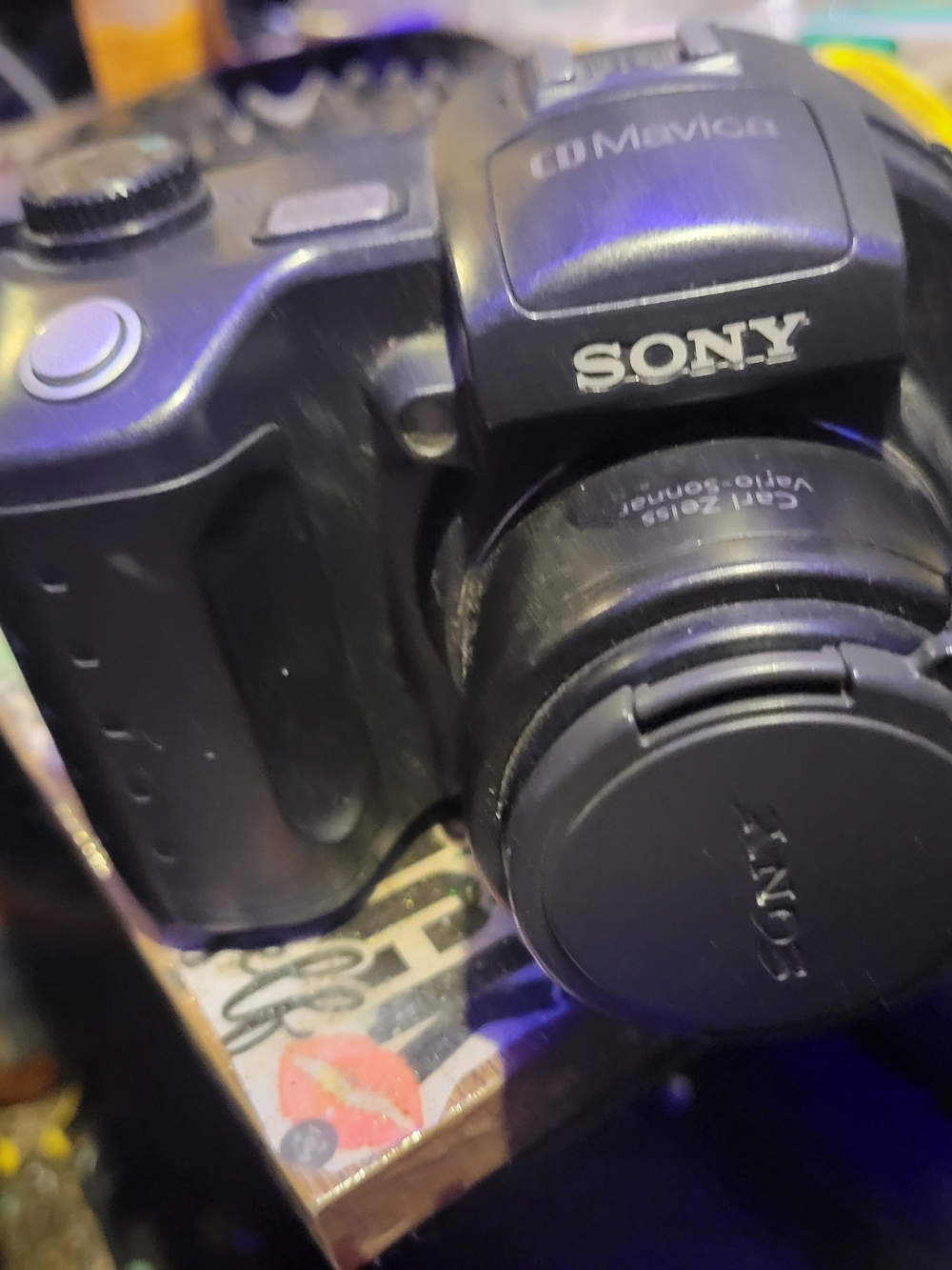 Sony Black CCD-Mavica Compact Digital Camera with Zoom Lens
